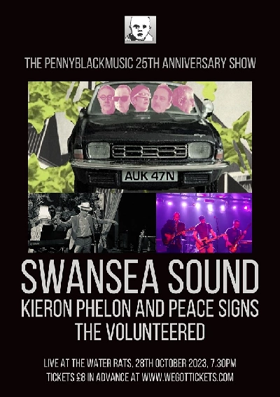 Swansea Sound - With Keiron Phelan & Peace Signs and The Volunteered, The Water Rats, London, 28/10/2023
