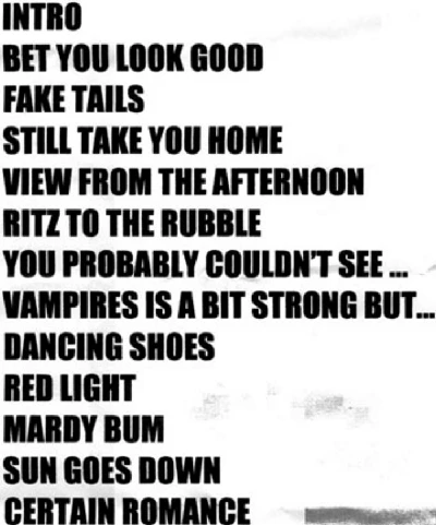 Arctic Monkeys - Plug, Sheffield, 22/10/2005