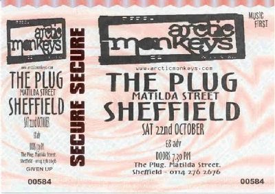 Arctic Monkeys - Plug, Sheffield, 22/10/2005