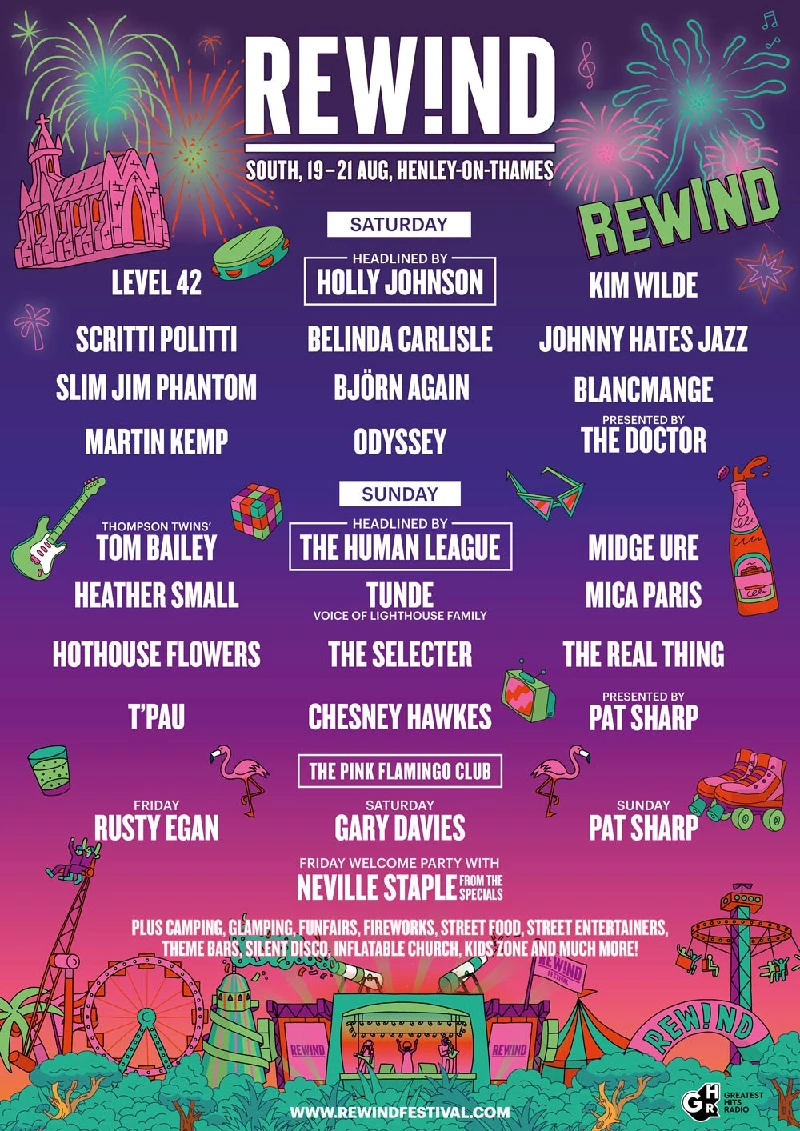 Rewind South Festival - Temple Island Meadows, Henley-on-Thames, 19th...21st August