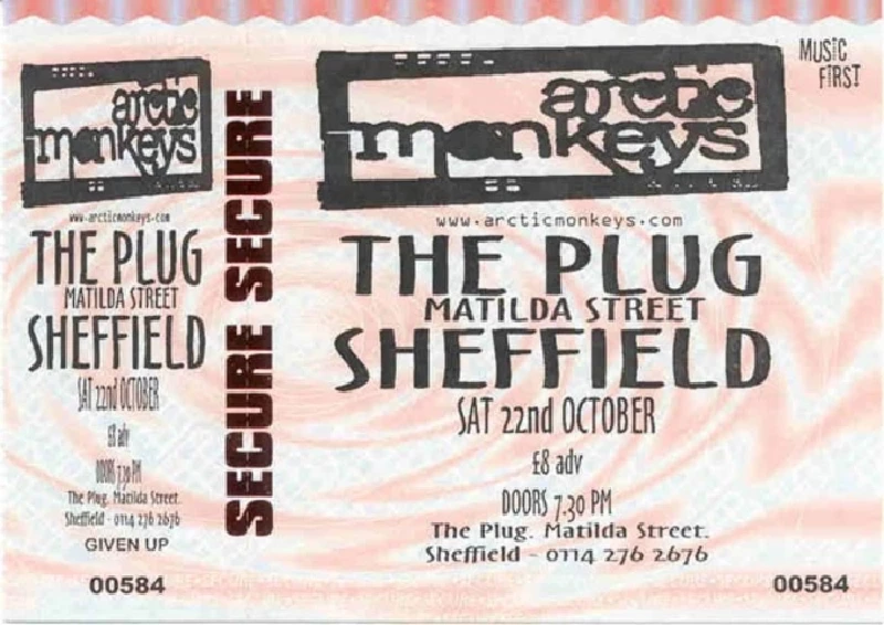 Arctic Monkeys - Plug, Sheffield, 22/10/2005